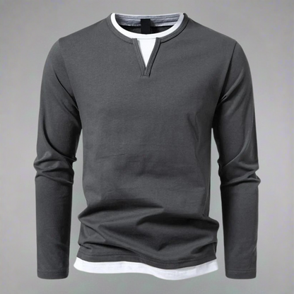 Ryan™ - Moderner Langarm-Pullover mit V-Ausschnitt