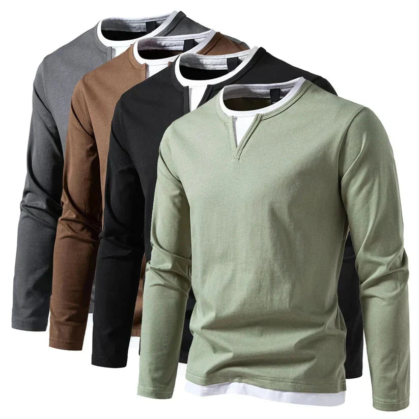 Ryan™ - Moderner Langarm-Pullover mit V-Ausschnitt