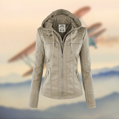 Constanza™ - Stylische Lederjacke