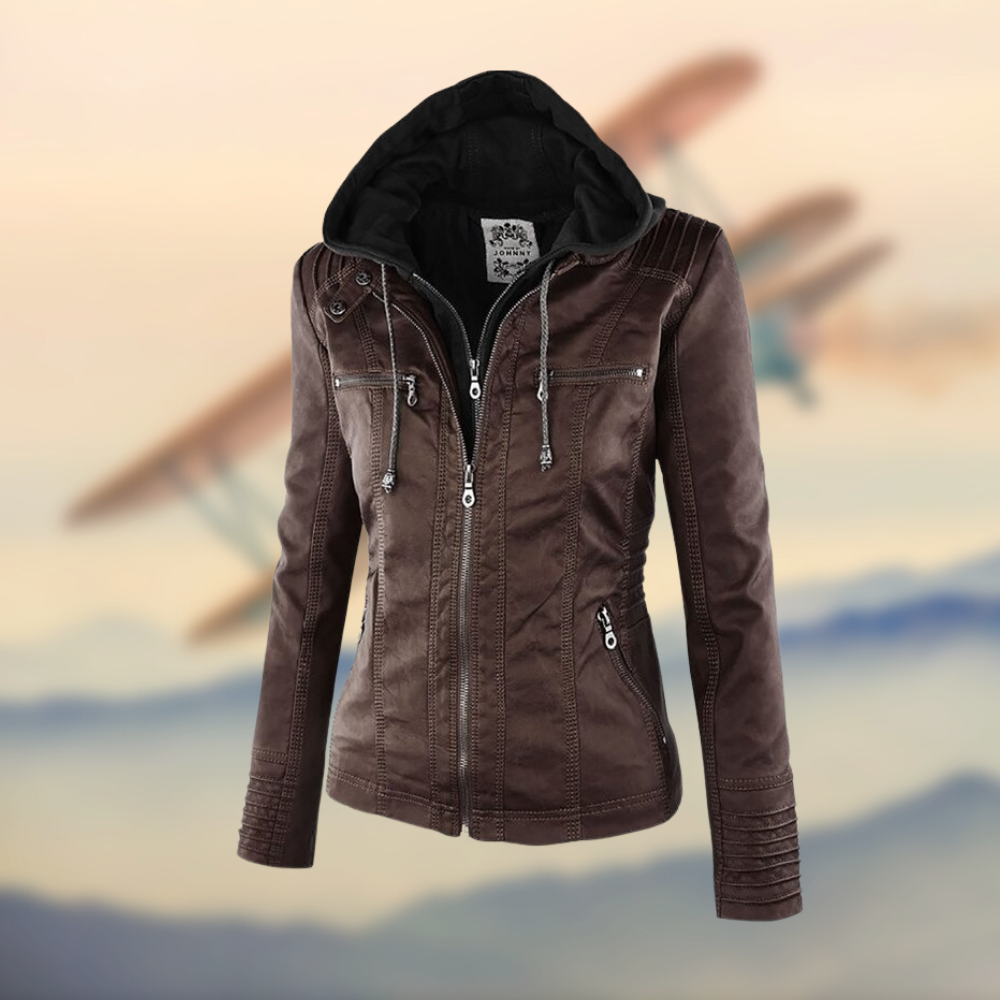 Constanza™ - Stylische Lederjacke