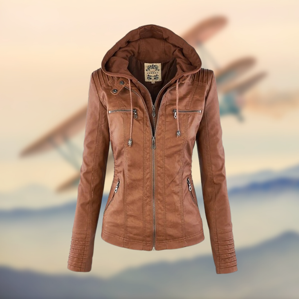 Constanza™ - Stylische Lederjacke