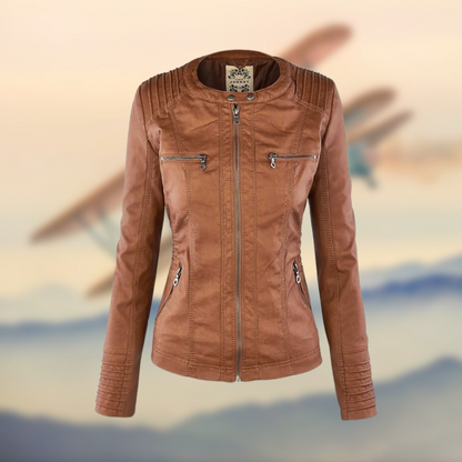 Constanza™ - Stylische Lederjacke