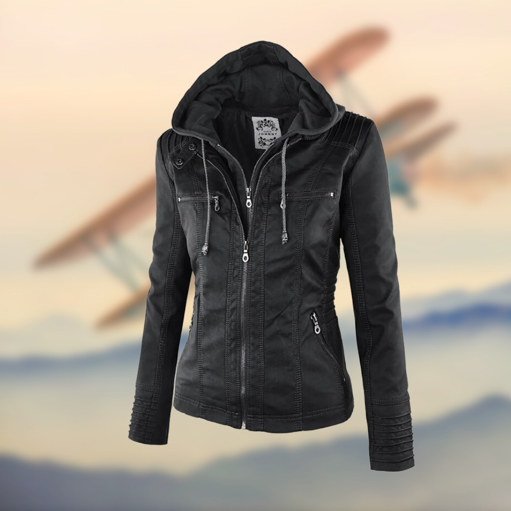 Constanza™ - Stylische Lederjacke