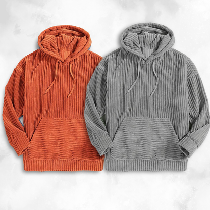 Max™ - Kapuzenpullover aus Cord mit Tasche