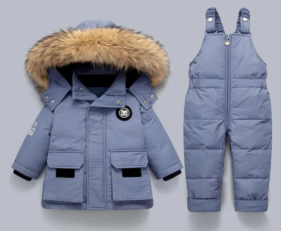 Little Polar Bear™ - Kinder Winterjacke und Overall Set