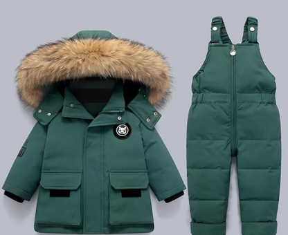 Little Polar Bear™ - Kinder Winterjacke und Overall Set