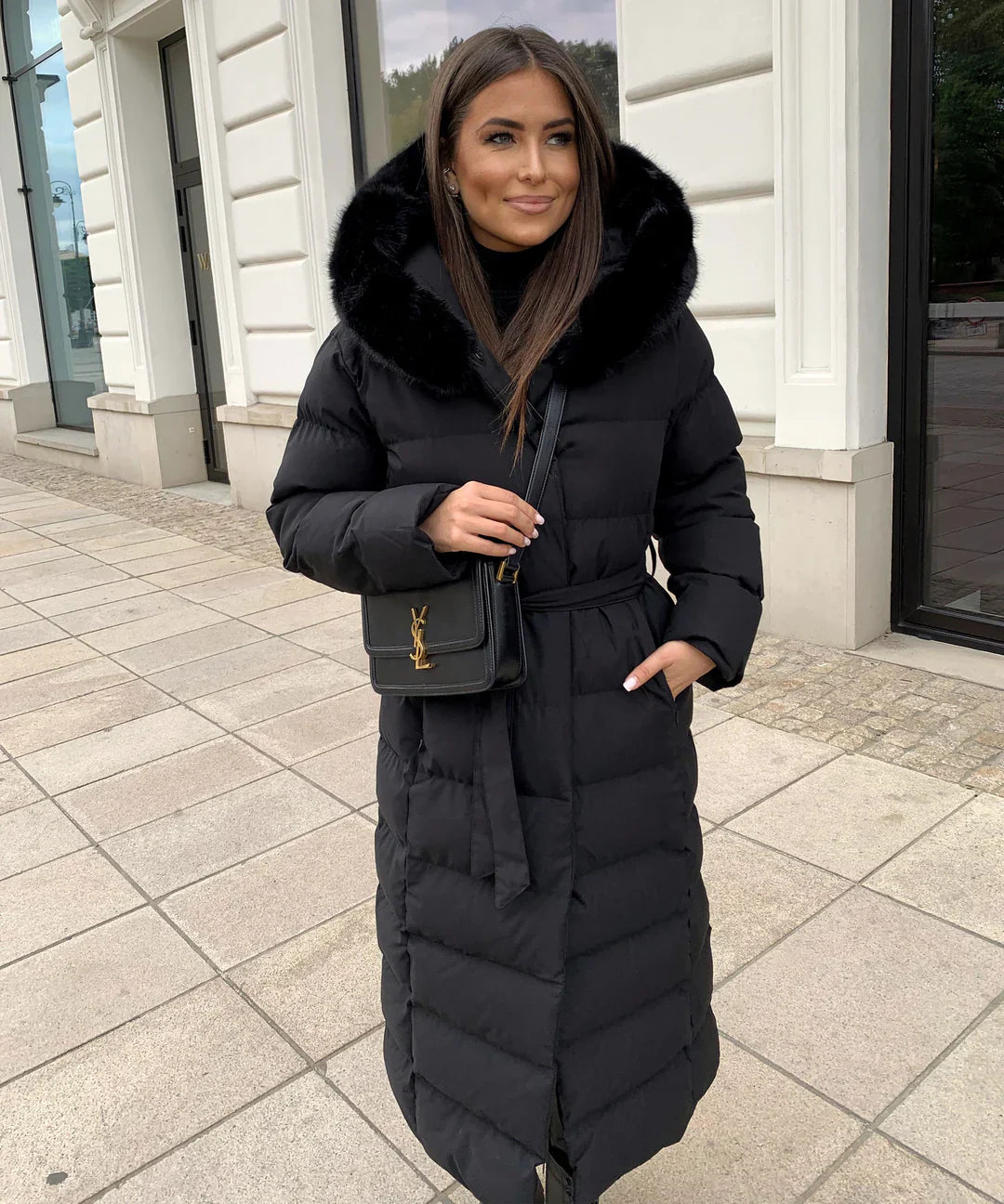 Alina™ - Kuschelige Winter-Langjacke