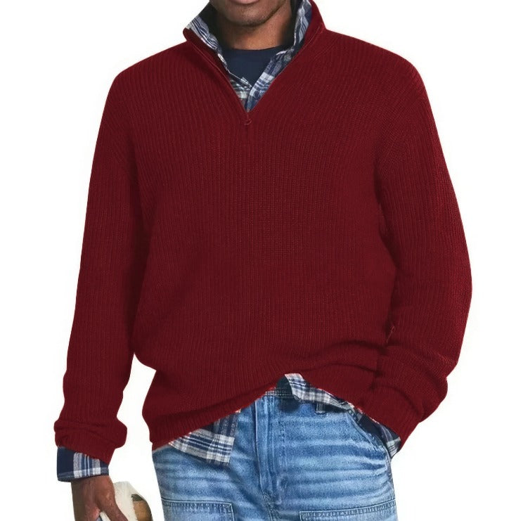 Matthias™ - Strickpullover mit Reißverschluss für Männer