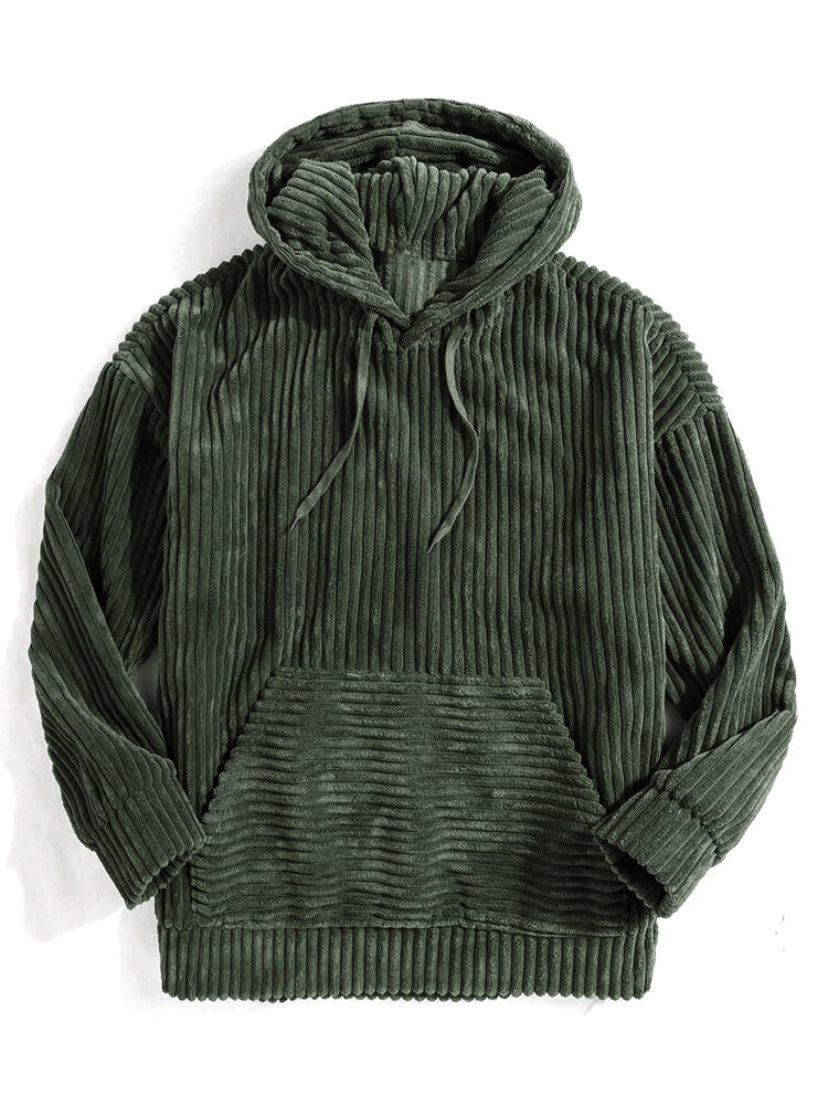 Max™ - Kapuzenpullover aus Cord mit Tasche