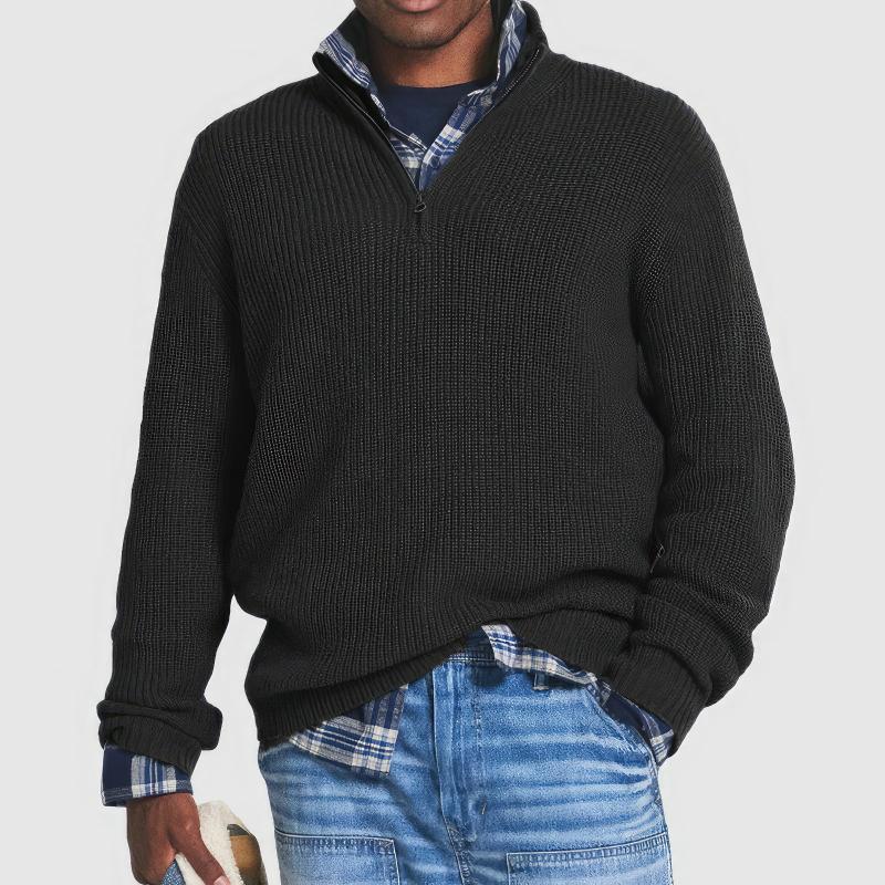 Matthias™ - Strickpullover mit Reißverschluss für Männer