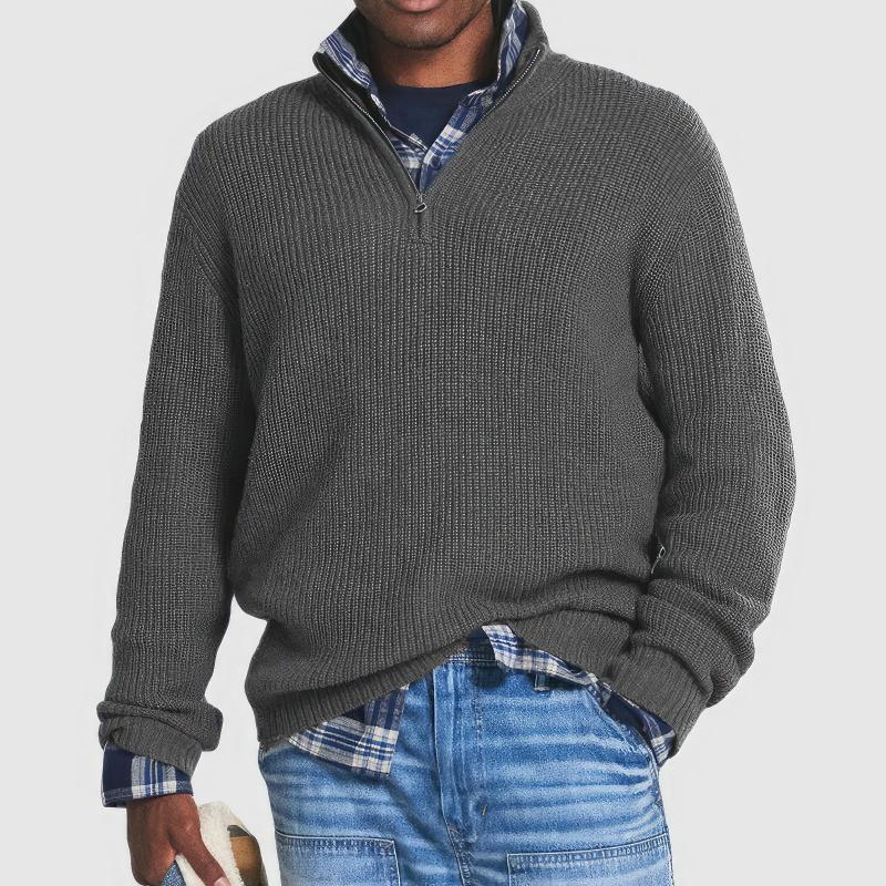 Matthias™ - Strickpullover mit Reißverschluss für Männer