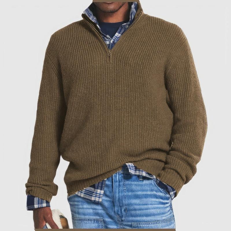 Matthias™ - Strickpullover mit Reißverschluss für Männer