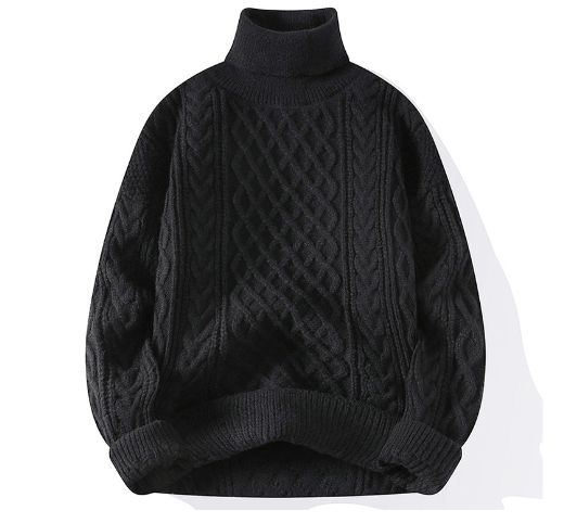 Harald™ - Vintage Gedrehter Rollkragenpullover