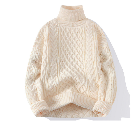 Harald™ - Vintage Gedrehter Rollkragenpullover