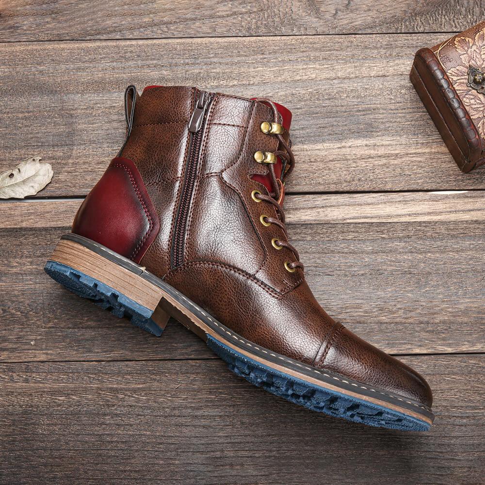 Cris™ - Handgefertigte Premium-Leder-Oxford-Stiefel für Herren