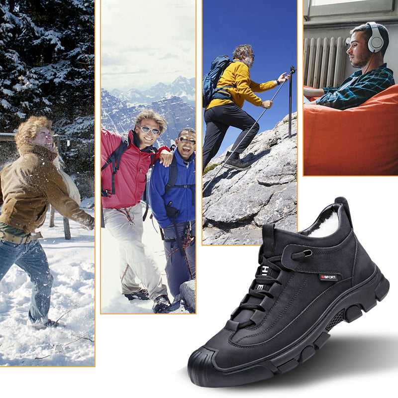 David™ - Herren-Wintersneakers mit Kunstfellfutter