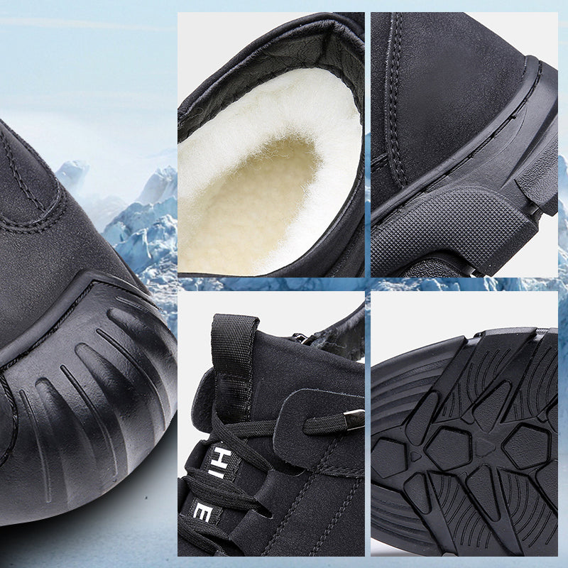 David™ - Herren-Wintersneakers mit Kunstfellfutter